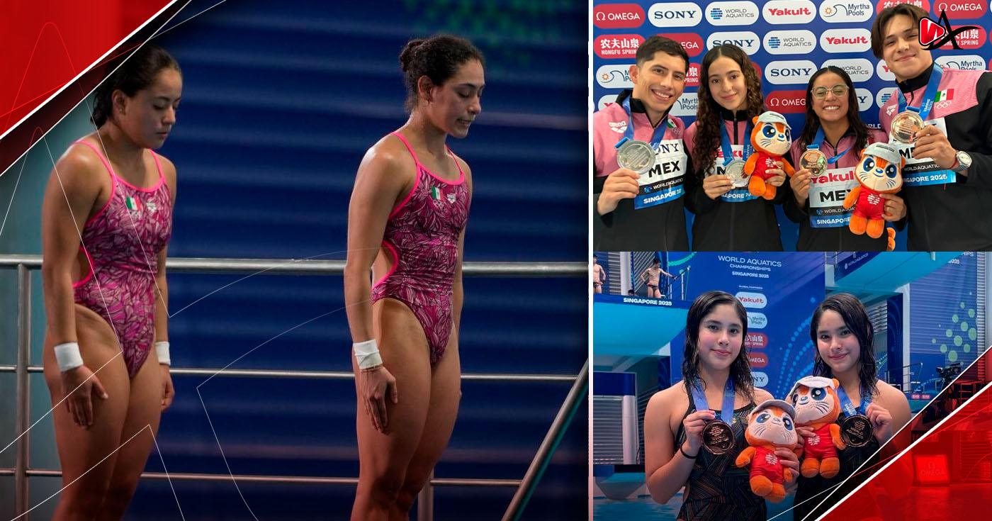 Actuación histórica de México en el Mundial Acuático de Singapur 2025