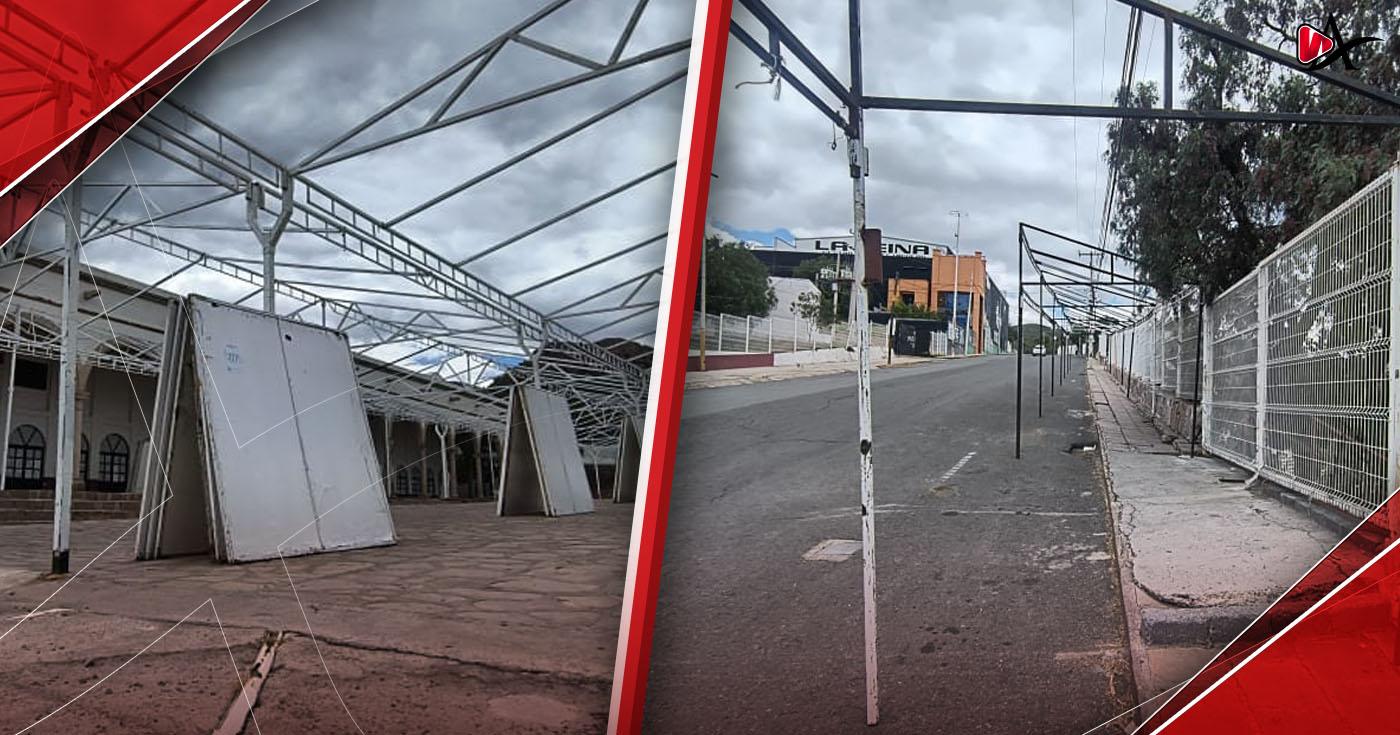 Dan mantenimiento al recinto de la Fenaza