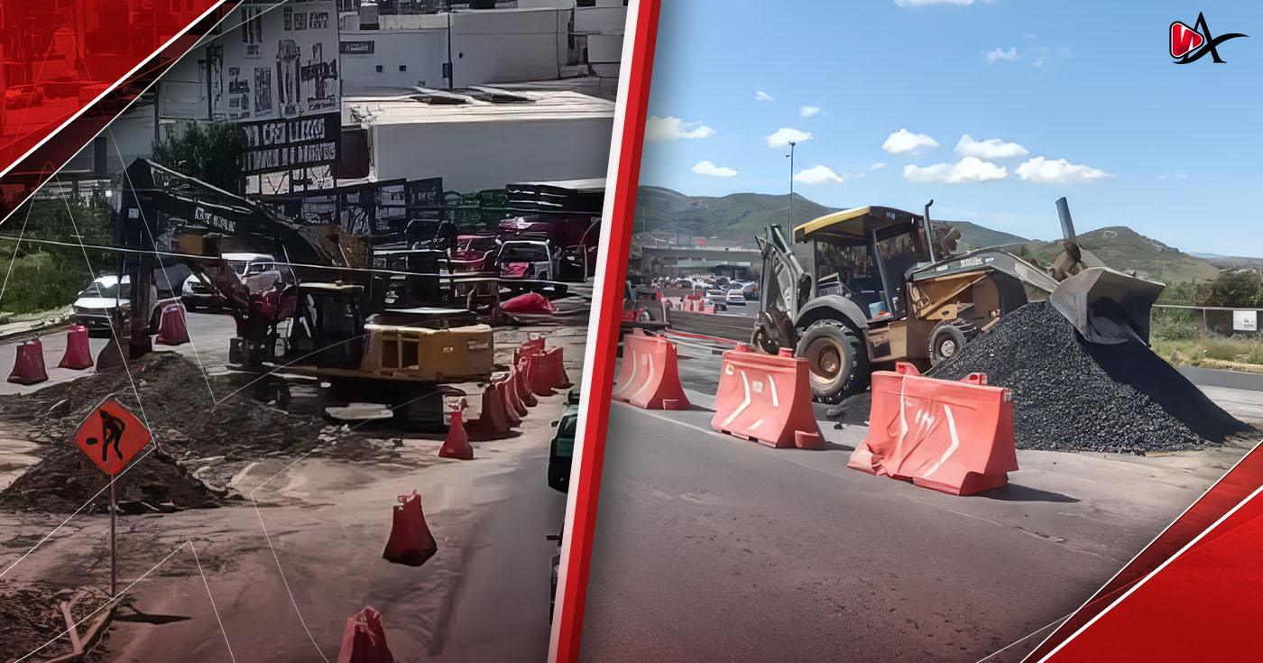 Avanza reparación de daños por viaducto elevado en el bulevar