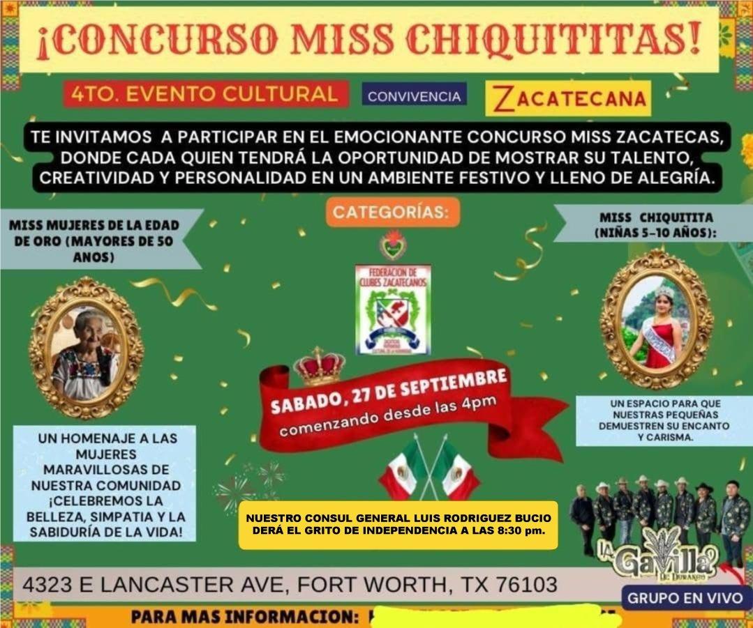 Invitan migrantes a honrar a México en Fort Worth, TX