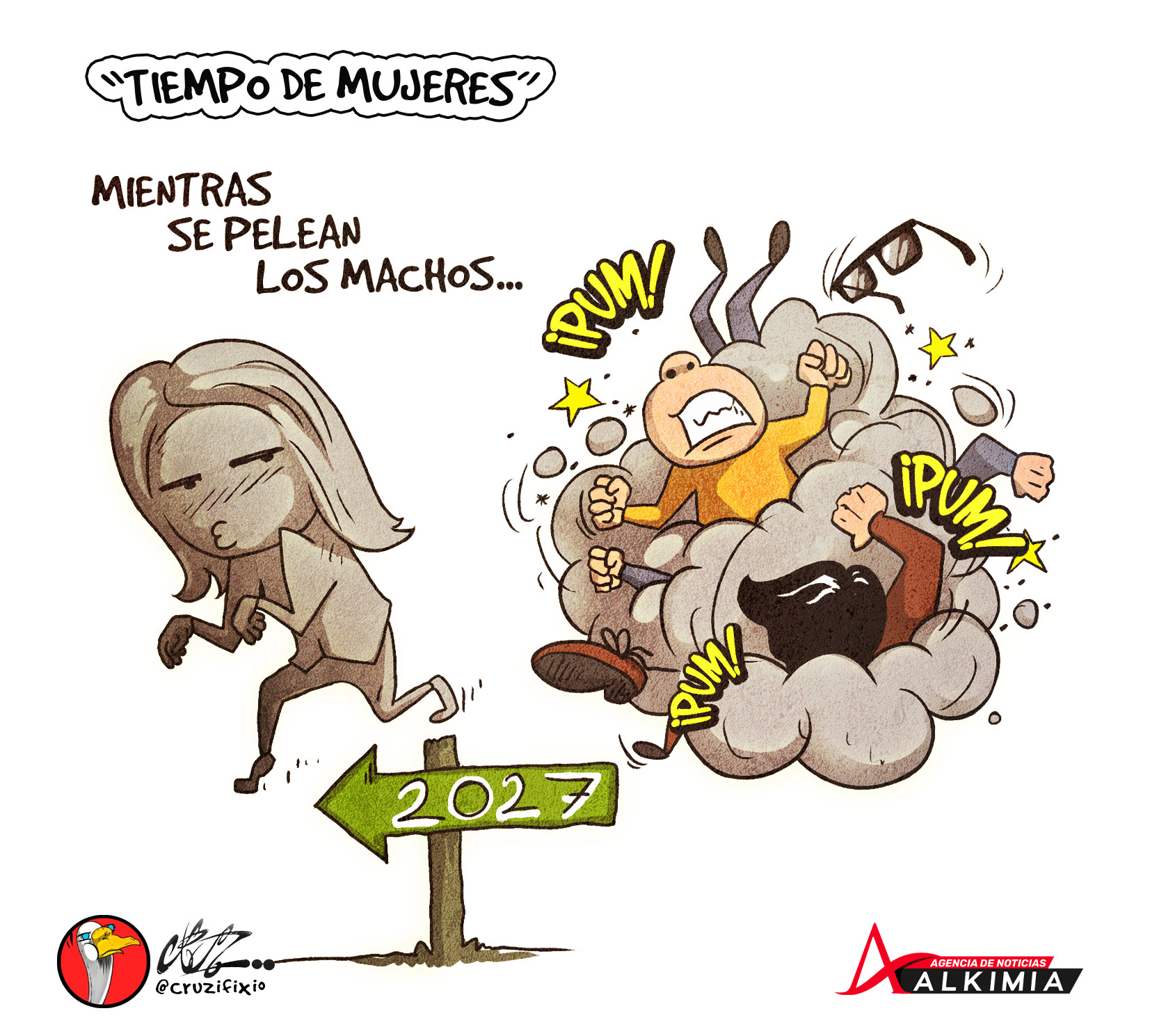 “Poco a poco, las mujeres avanzan”.