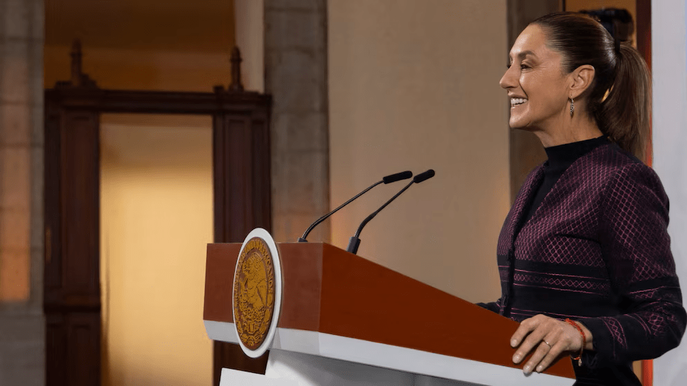 Cuestiona Sheinbaum bloqueos  de agricultores y celebra reconocimiento español sobre Conquista