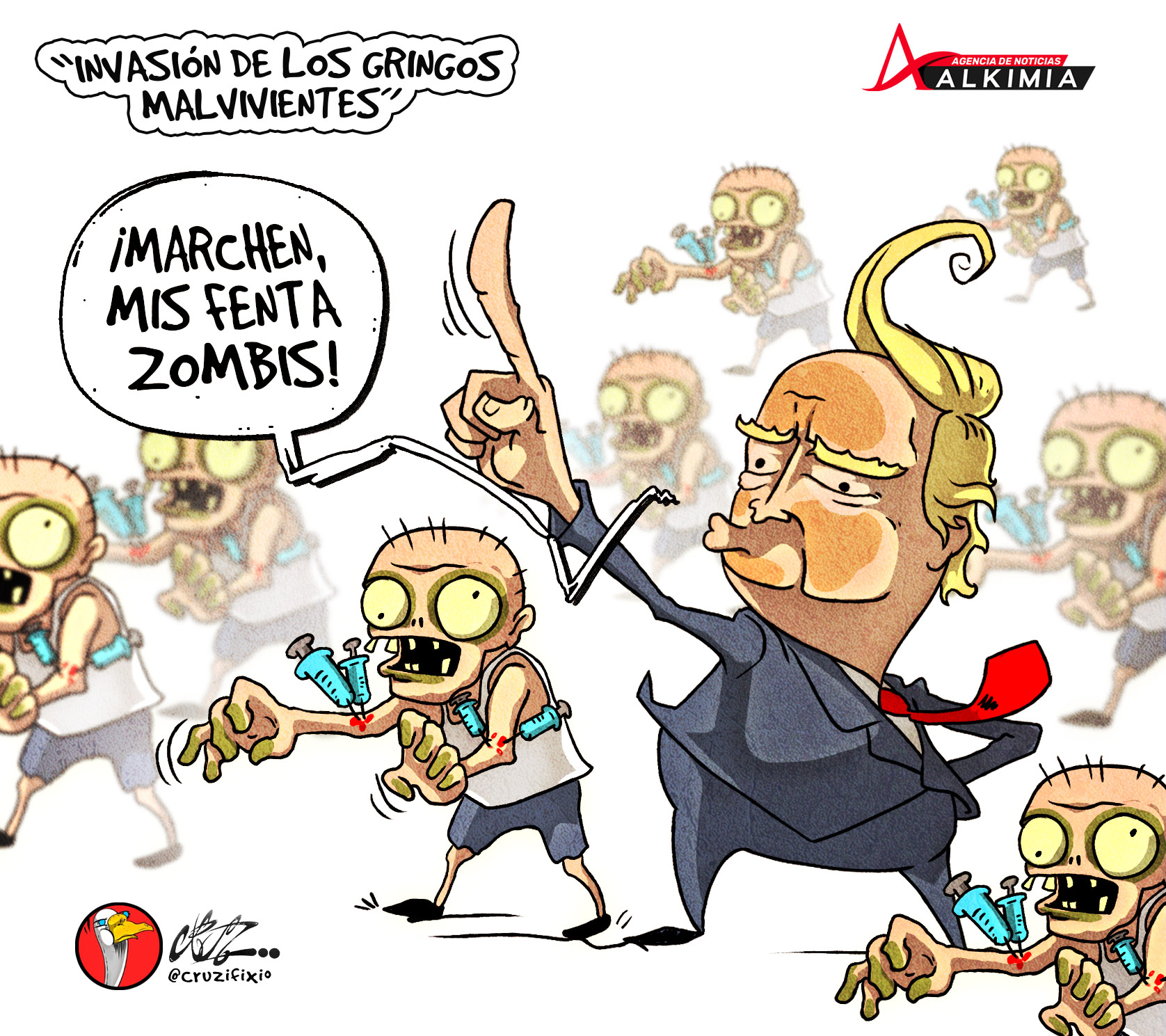 “Planea Trump invadir México”.