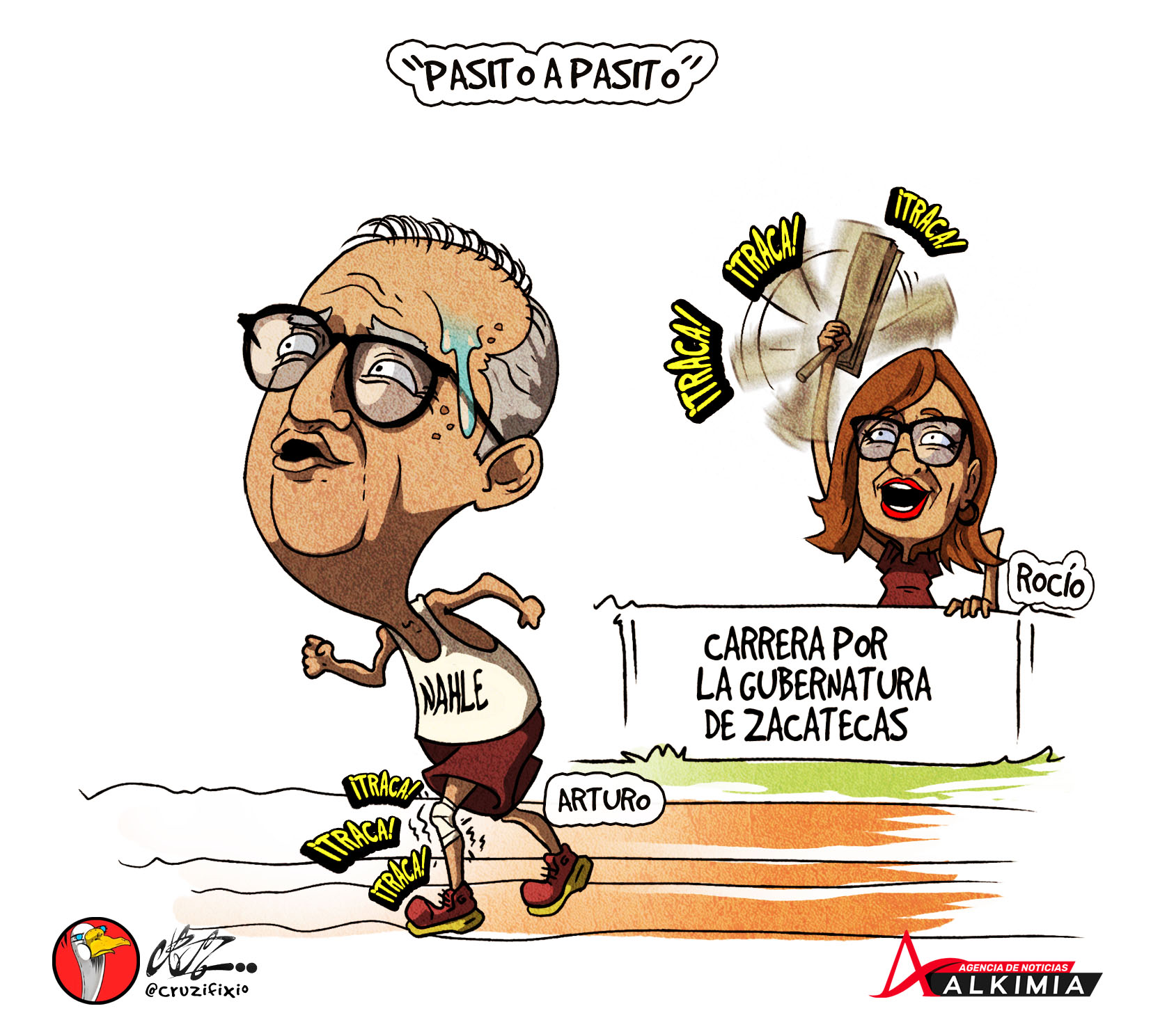“Arturo Nahle se une a la carrera por la grande”.