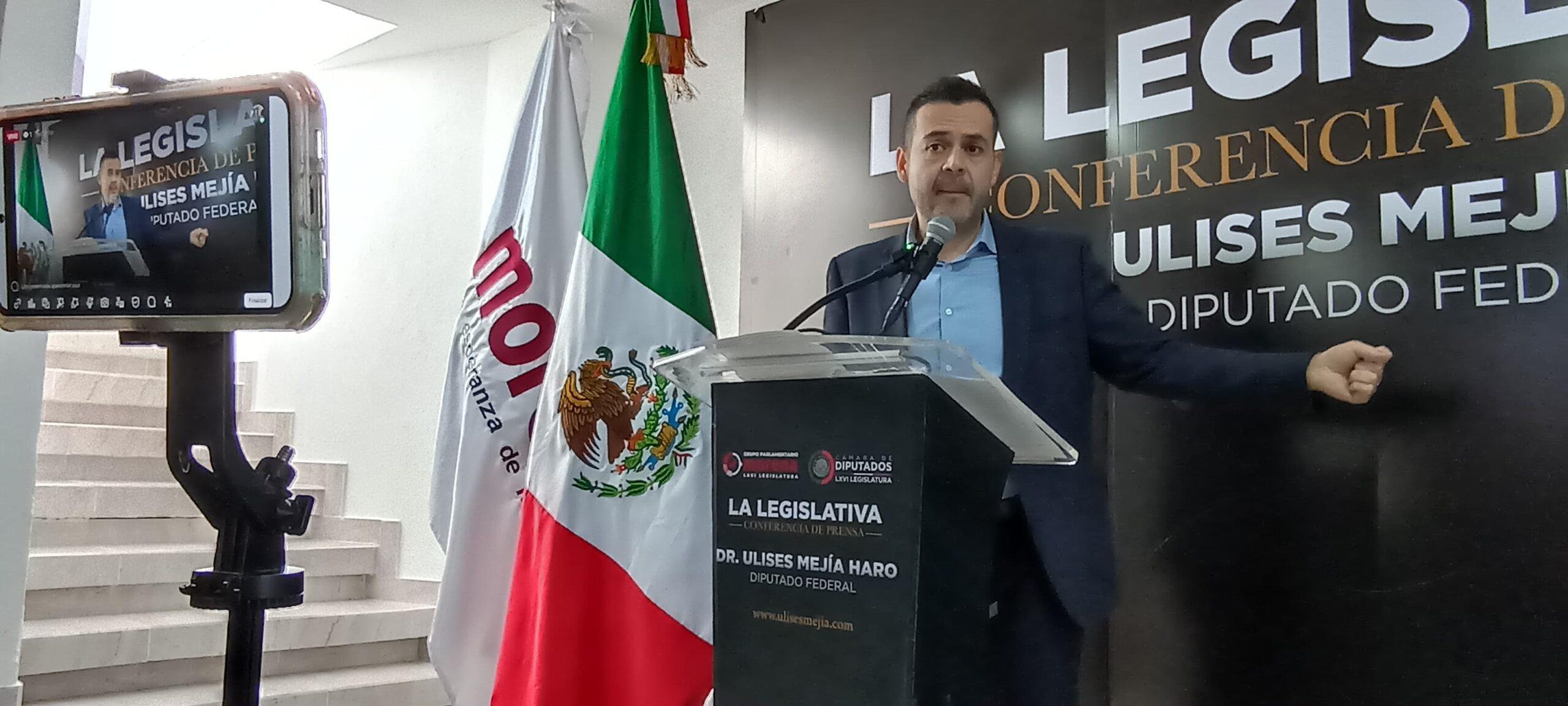 Denuncia Mejía Haro manipulación política en debate del agua
