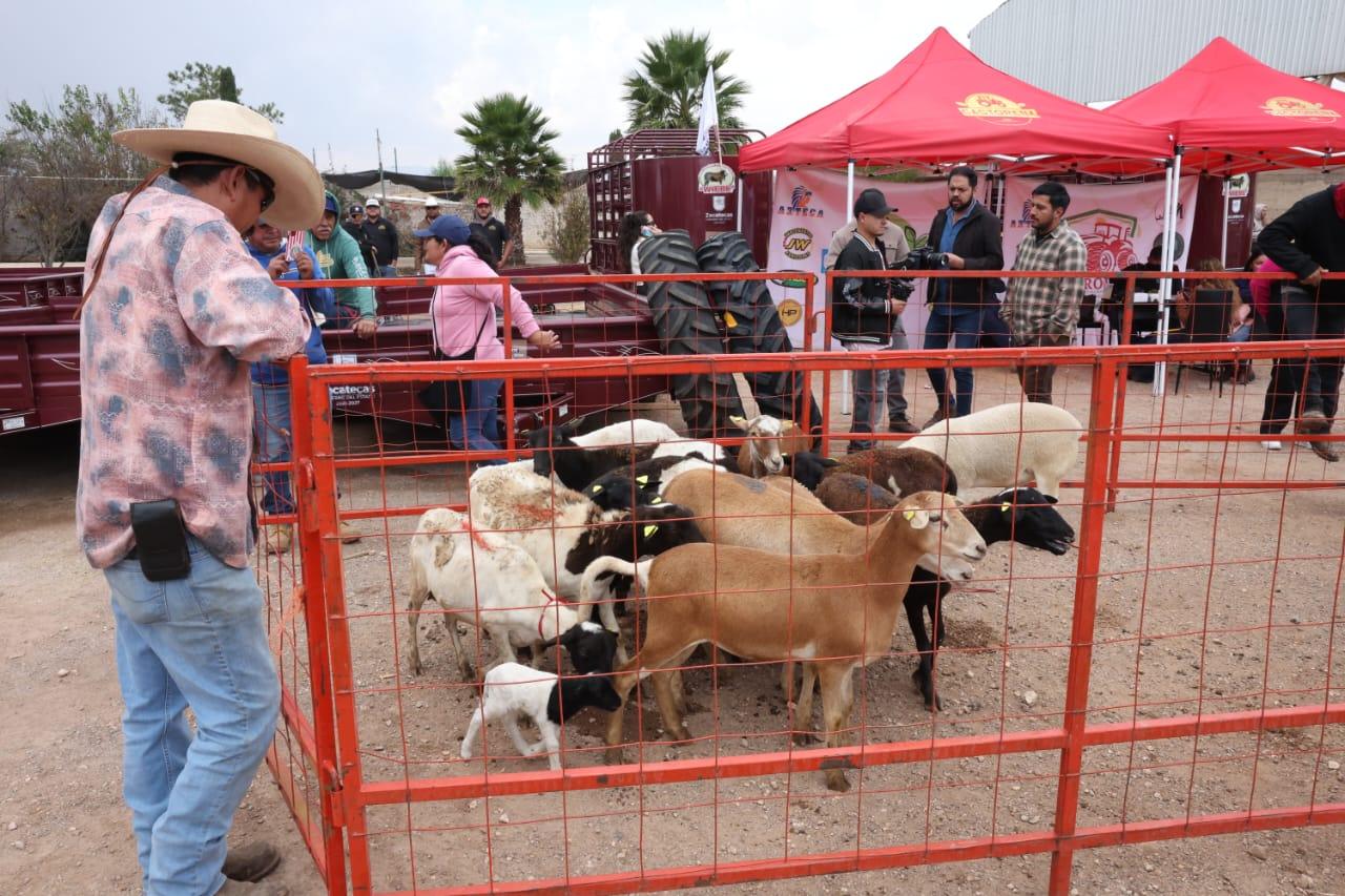 Entregan apoyos a productores de Guadalupe