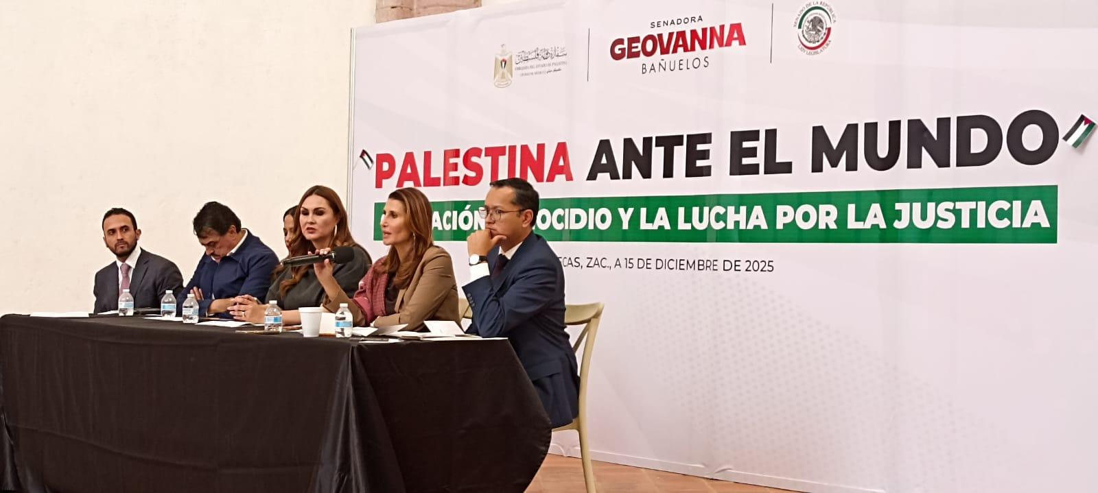 Expresa Zacatecas su apoyo al pueblo palestino a través de su embajadora