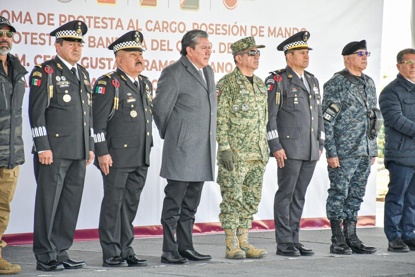 Toma coronel César Ramos mando de la Guardia Nacional en Fresnillo