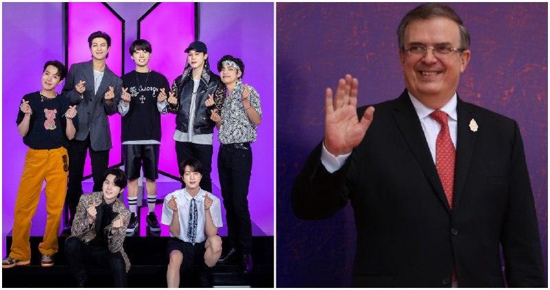 Presume Ebrard haber dialogado con BTS para traerlos a México