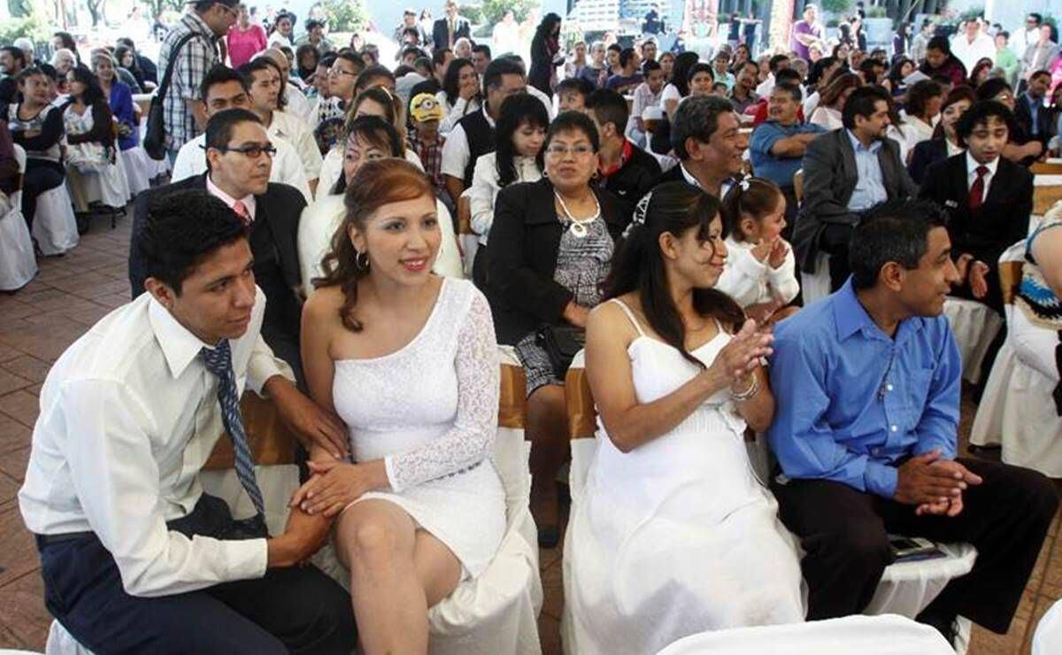 Matrimonios colectivos darán certeza legal a familias capitalinas este 14 de febrero
