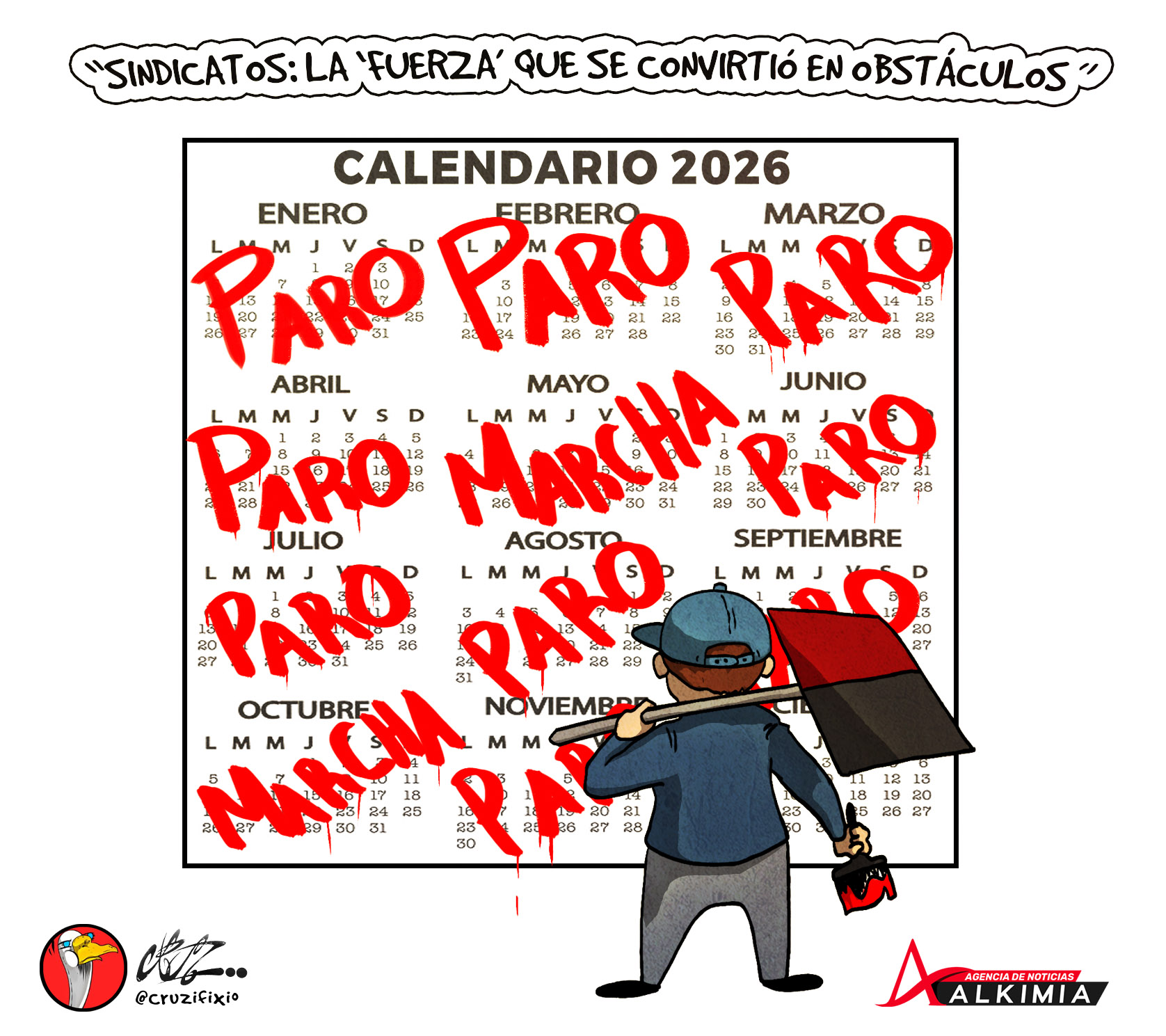 “Sindicatos al ataque.”