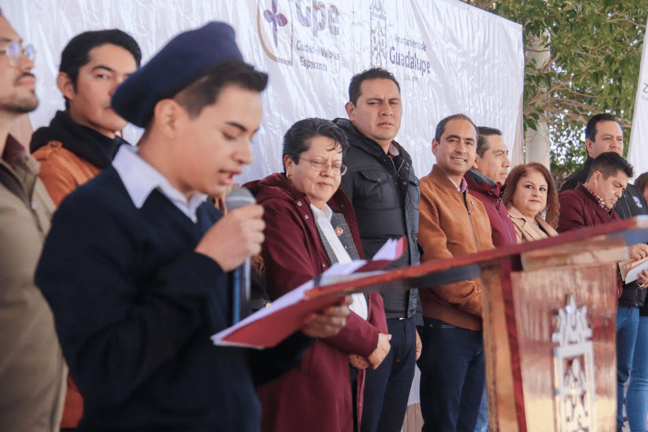 Programa 2×1 continúa beneficiando escuelas en Guadalupe