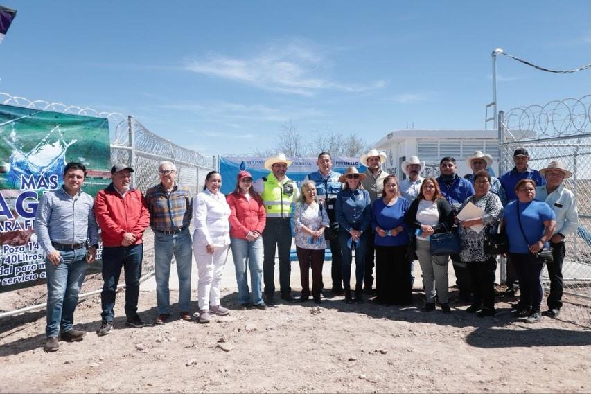 Entregan Pozo 14 en Fresnillo para mejorar abasto de agua