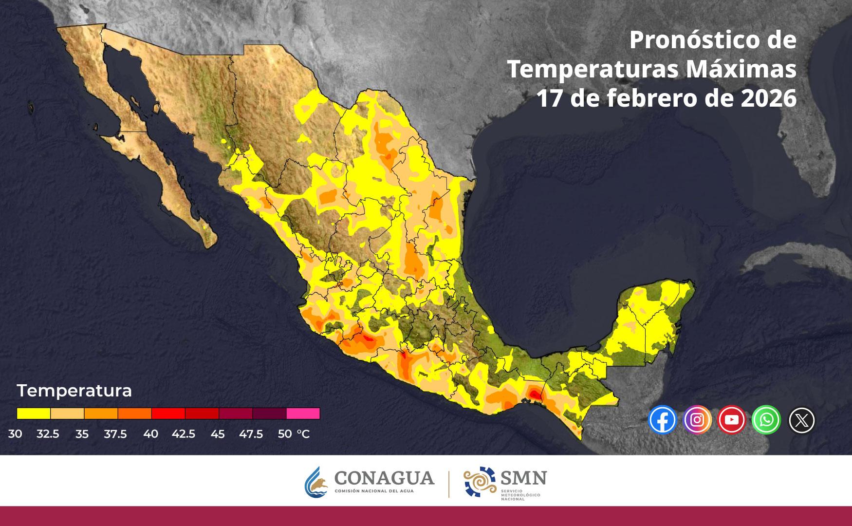 Registrará Zacatecas hasta 40°C pese a nuevo frente frío