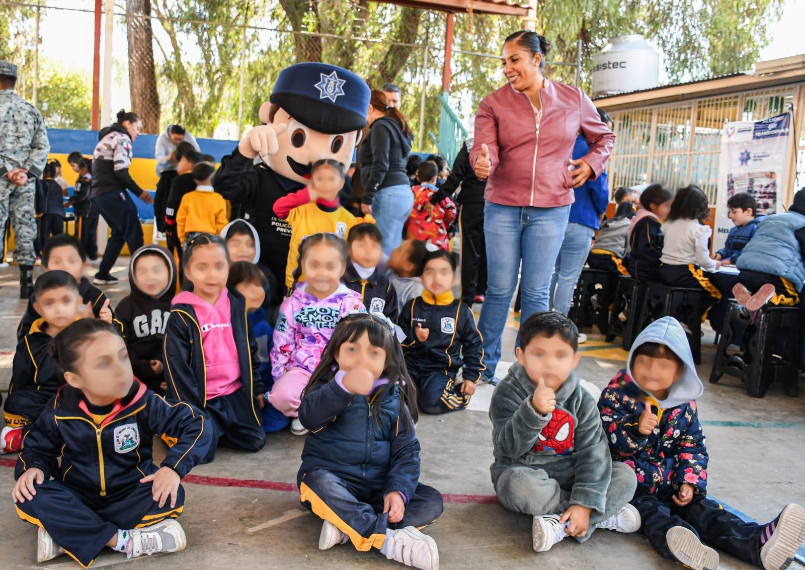 Impulsa SSP convivencia escolar segura con jornada comunitaria en Guadalupe