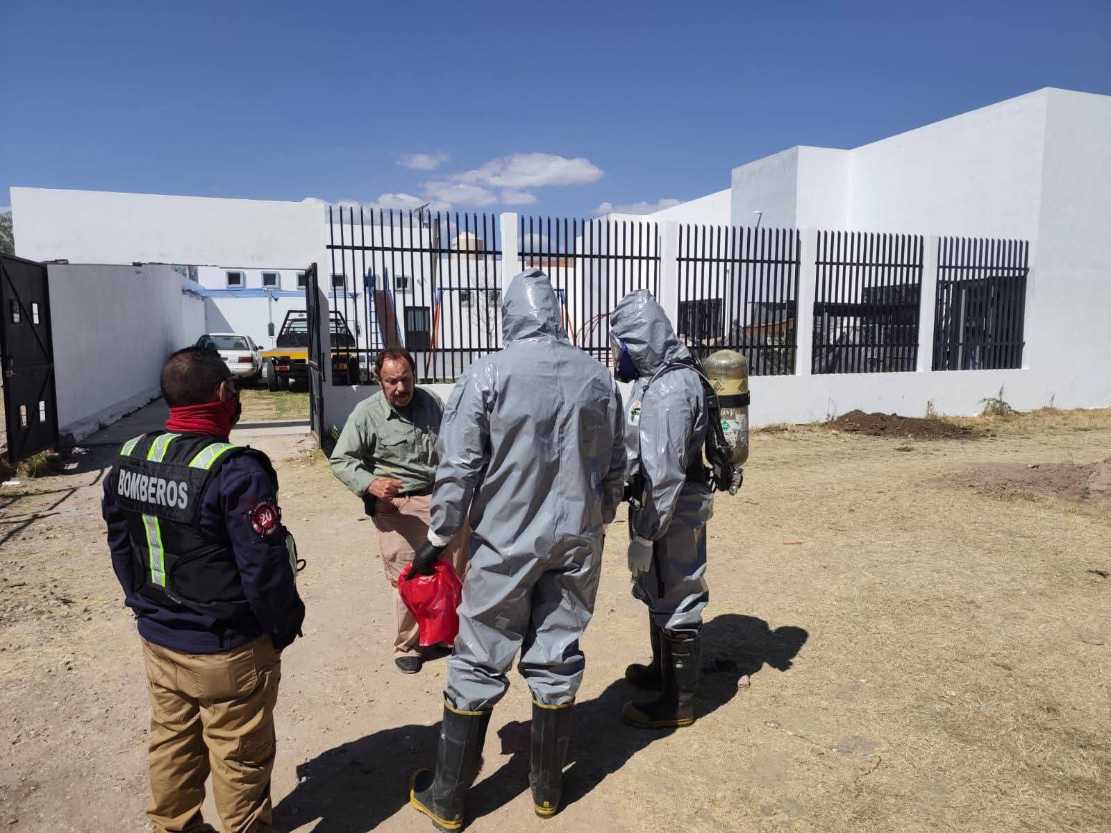Resguardan agroquímico tóxico tras intoxicación en Jerez