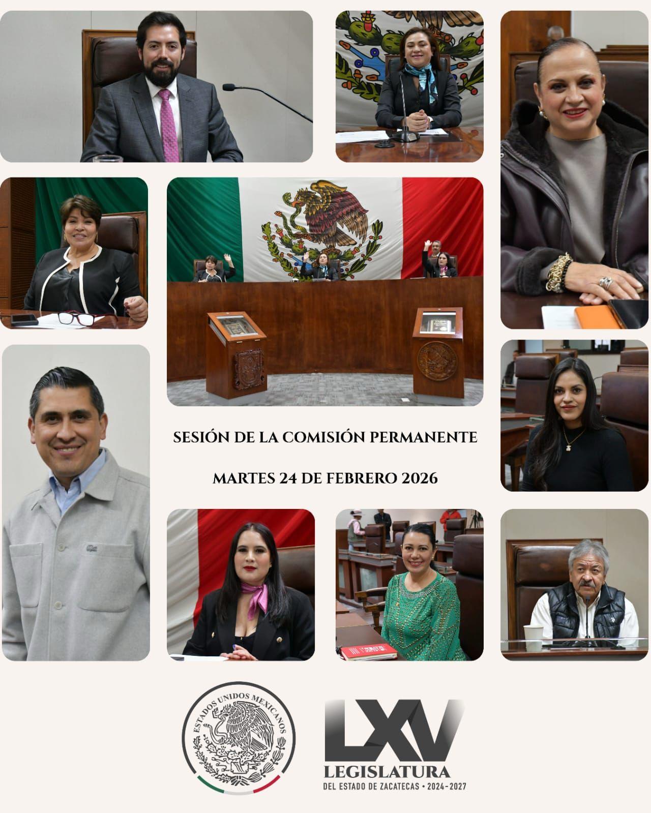 Convocan a Sexto Periodo Extraordinario en Zacatecas