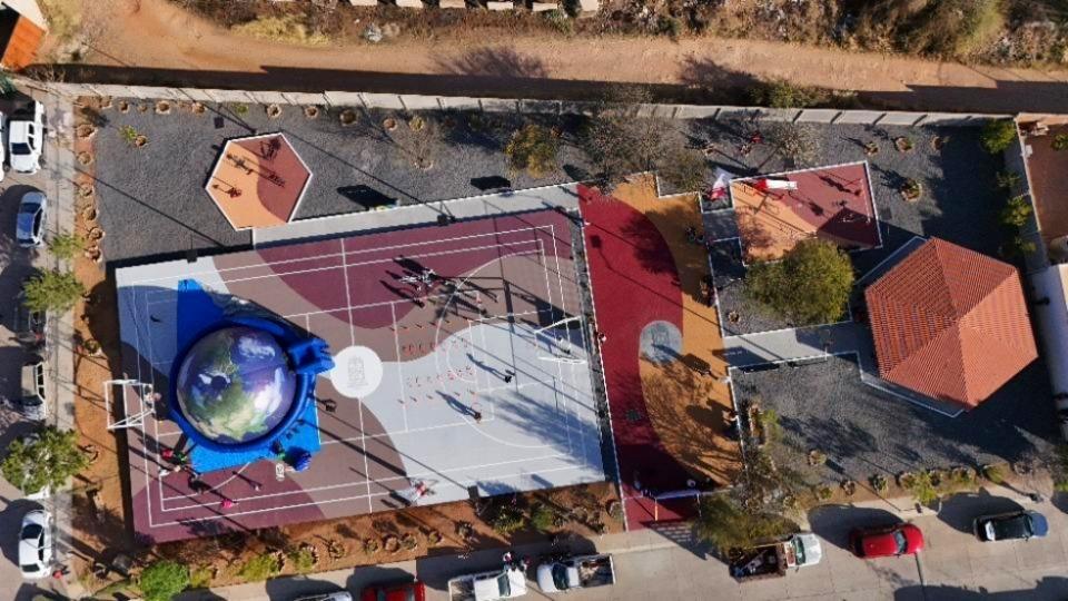 Entrega Gobierno de Pepe Saldívar parque de sana recreación en La Comarca