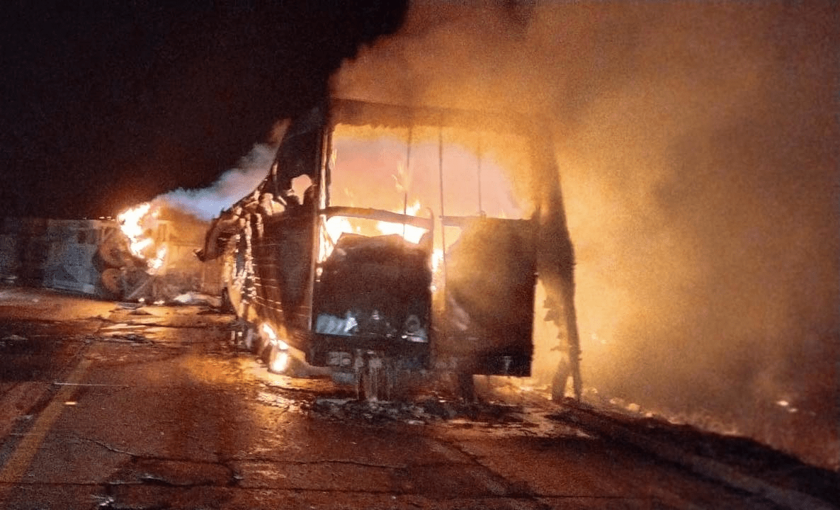 Otra vez, choque múltiple en la autopista Zacatecas-Aguascalientes