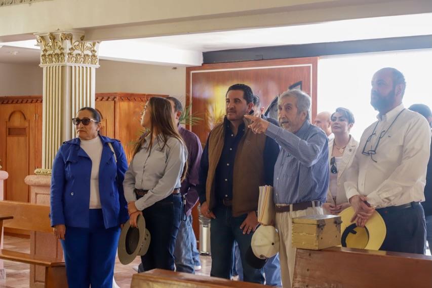 Renovación de iglesia beneficia a Purísima del Maguey