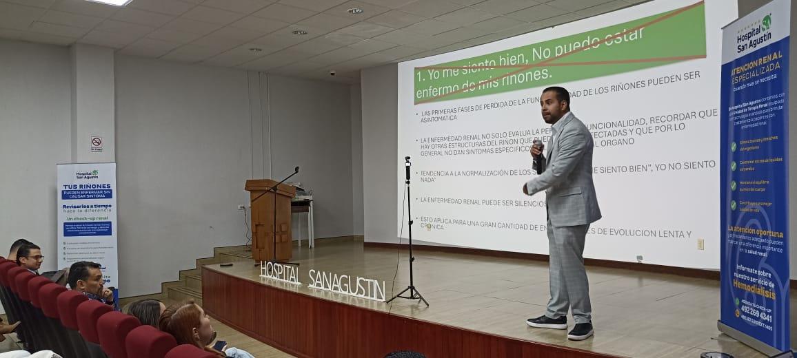 Concientiza Hospital San Agustín sobre salud renal