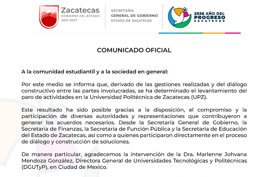 Termina paro en la UPZ; regresan a clases