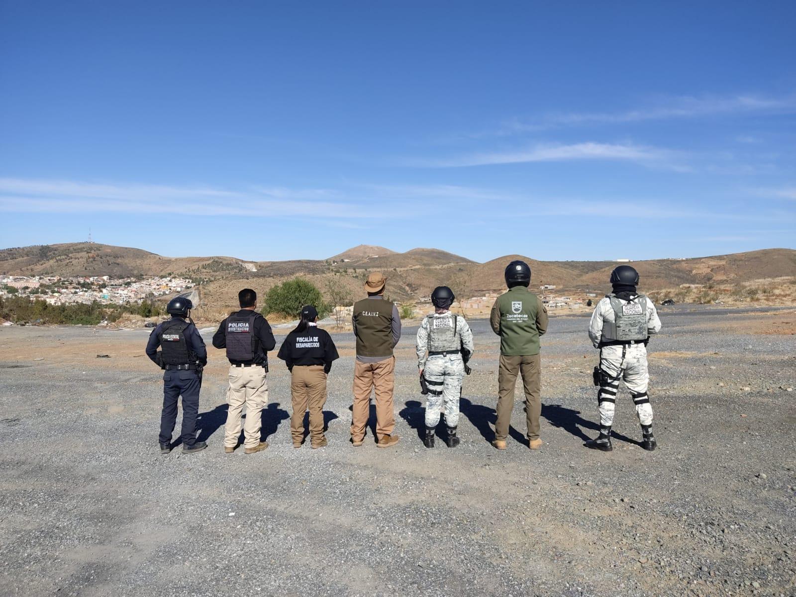 Recorren autoridades zonas de Ecoparque y Vetagrande en operativo de búsqueda