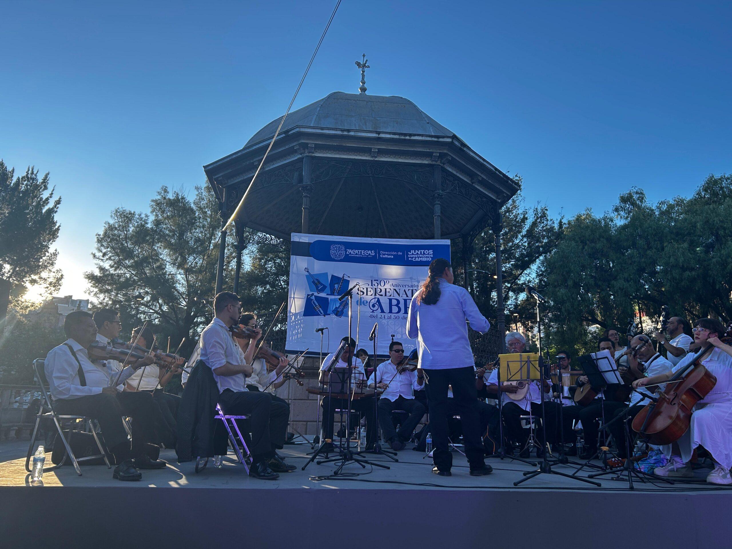 Celebra Zacatecas 130 años de Serenatas de Abril con música y tradición