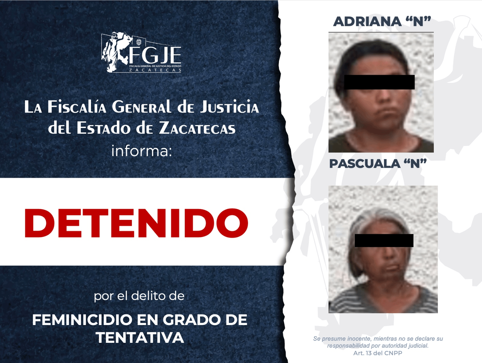 Aprehende fiscalía a cuatro agresores; se les buscaba por intento de feminicidio