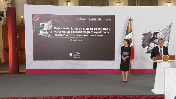Anuncia Sheinbaum reducción de comisiones en gasolineras para bajar costo de combustibles