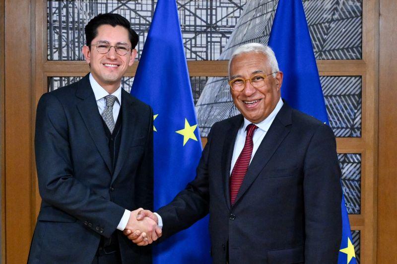 Recibe Senado a presidente del Consejo Europeo para fortalecer vínculos