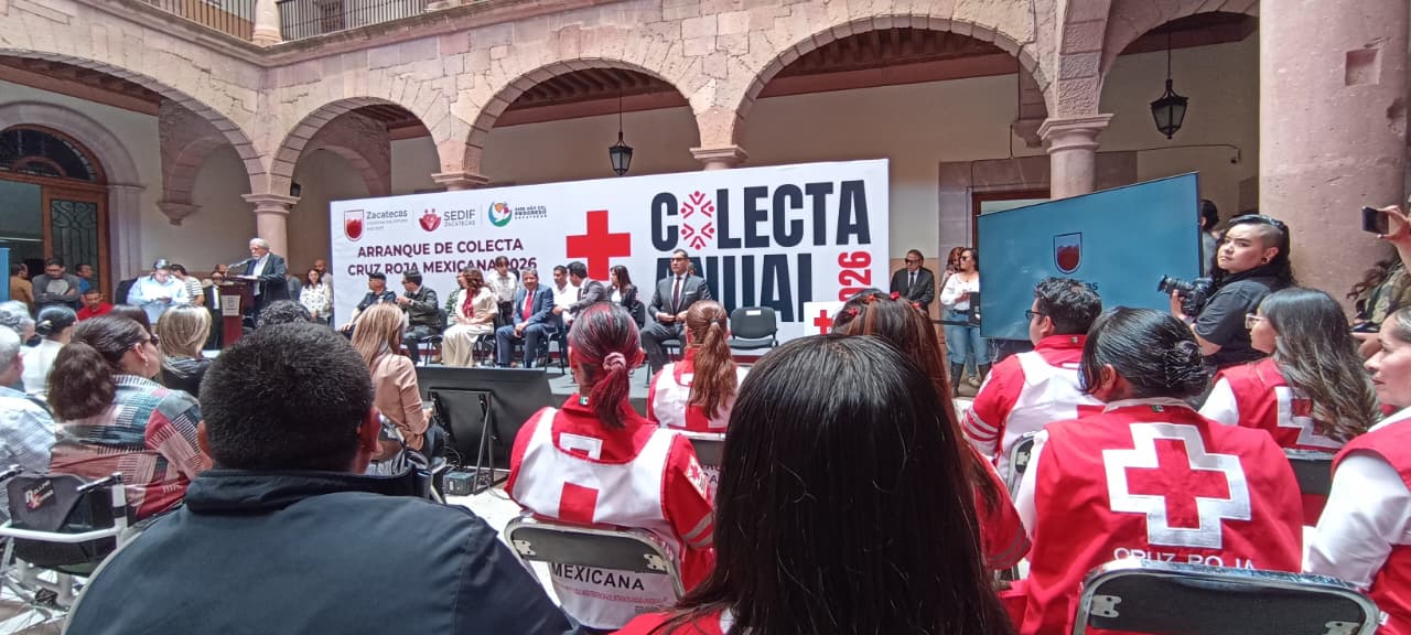 Busca Cruz Roja Zacatecas colecta activa todo el año