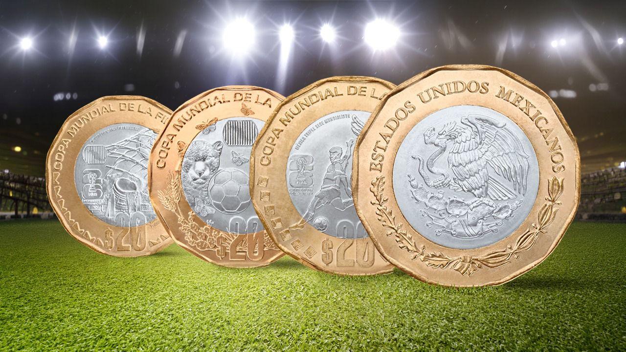 Presenta Banxico monedas conmemorativas rumbo al Mundial 2026