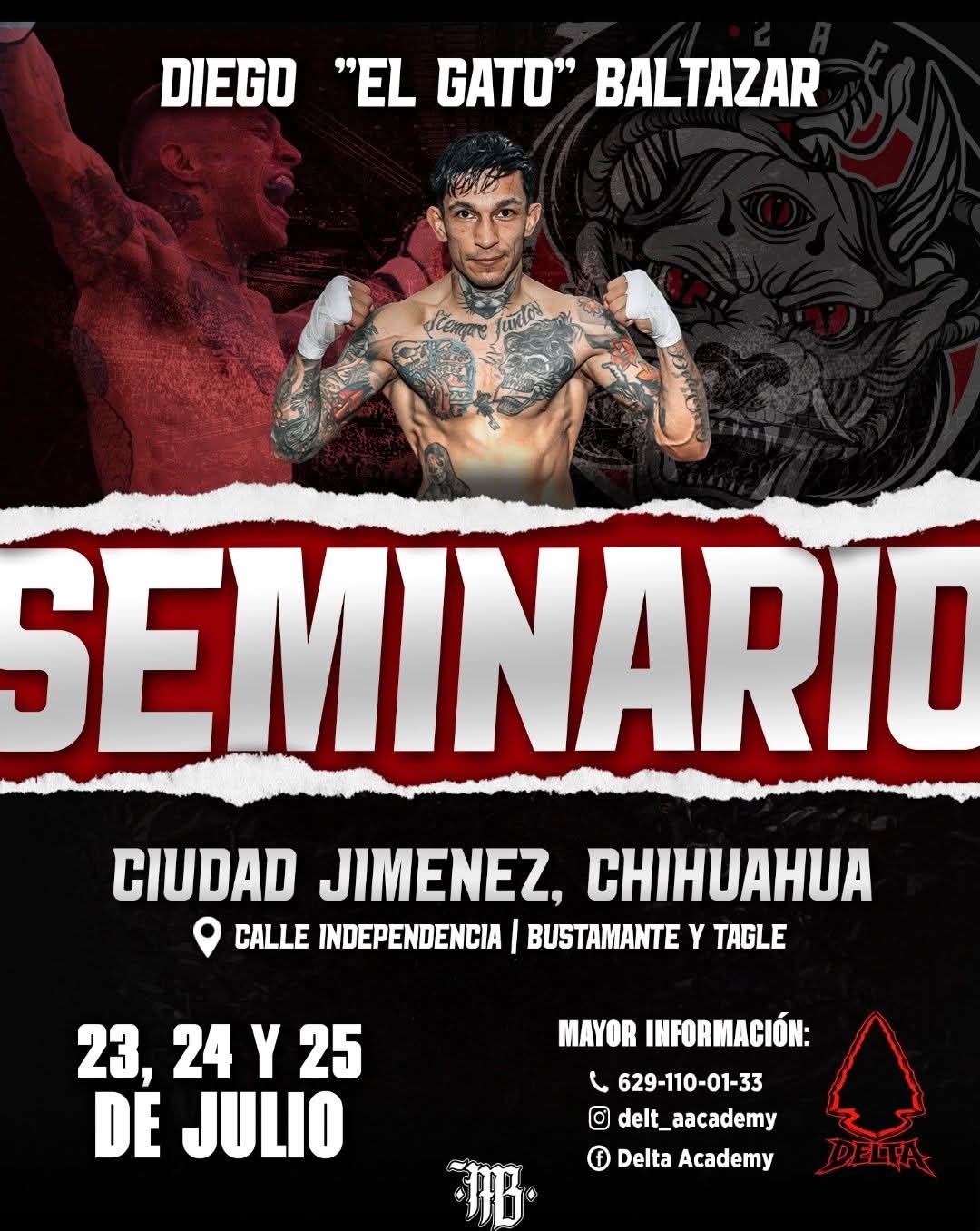 Impartirá zacatecano seminario profesional de MMA en Chihuahua