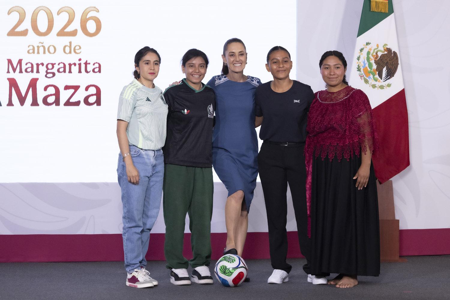 Definen a las cuatro jóvenes que asistirán a la inauguración del Mundial 2026