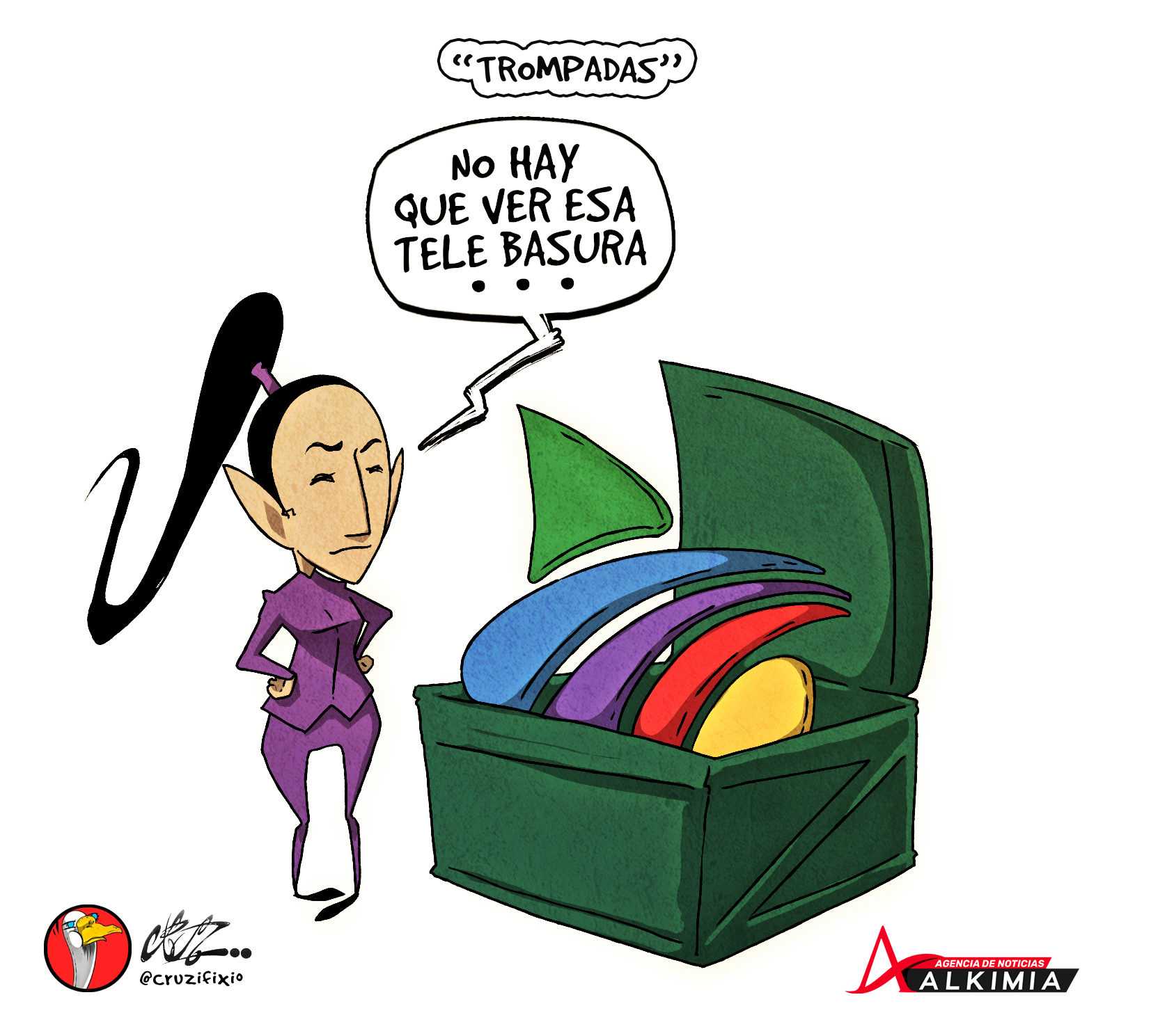 “Dice Sheinbaum que no hay que ver TV Azteca…”