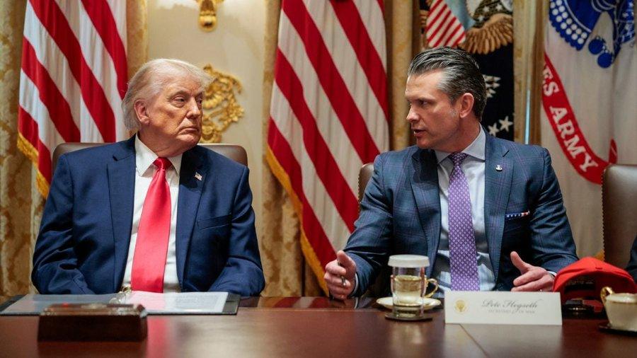 Anuncia secretario de guerra ofensiva contra cárteles frente a Donald Trump
