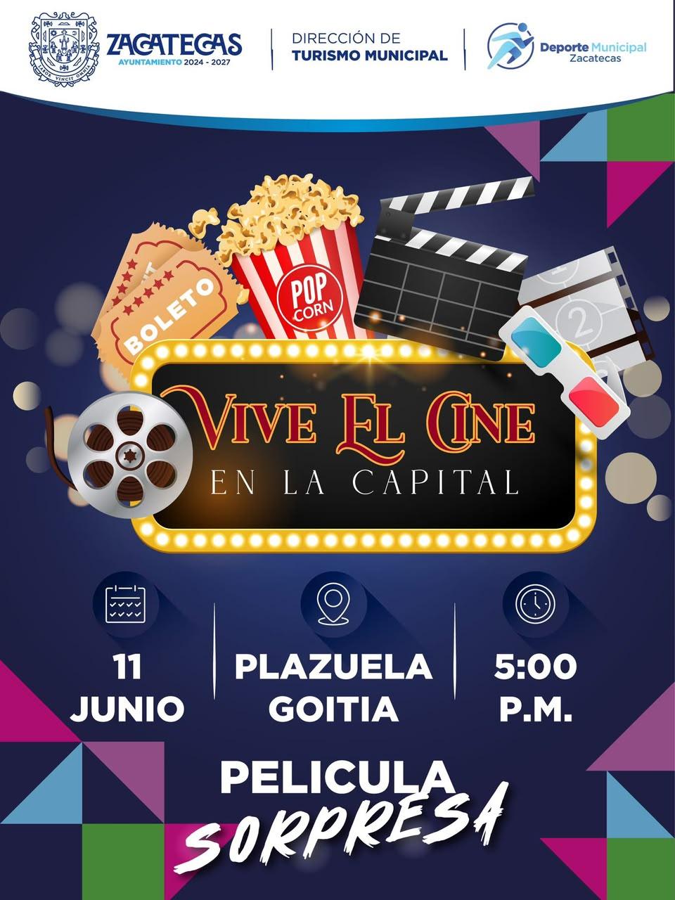 Invitan a función gratuita de cine al aire libre