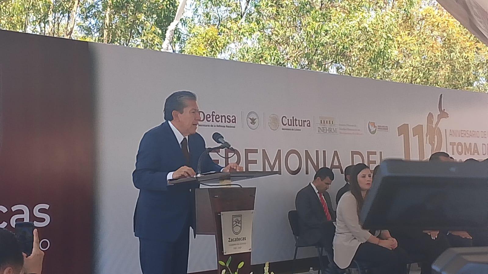Conmemora Zacatecas 112 años de la Batalla de Zacatecas en el Cerro de la Bufa.