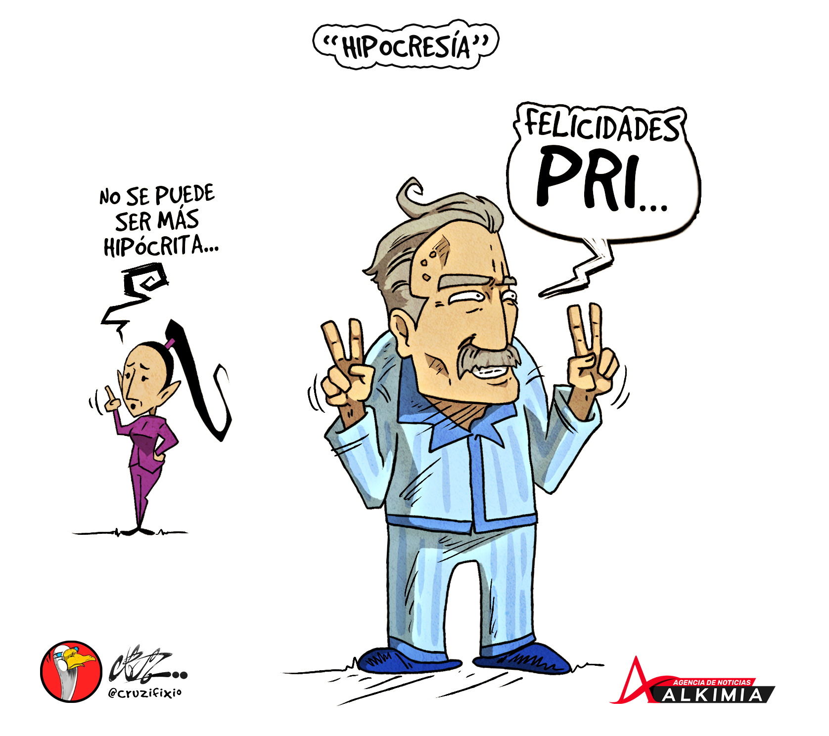 “Fox, el hombre que sacó al PRI de Los Pinos, les aplaude”