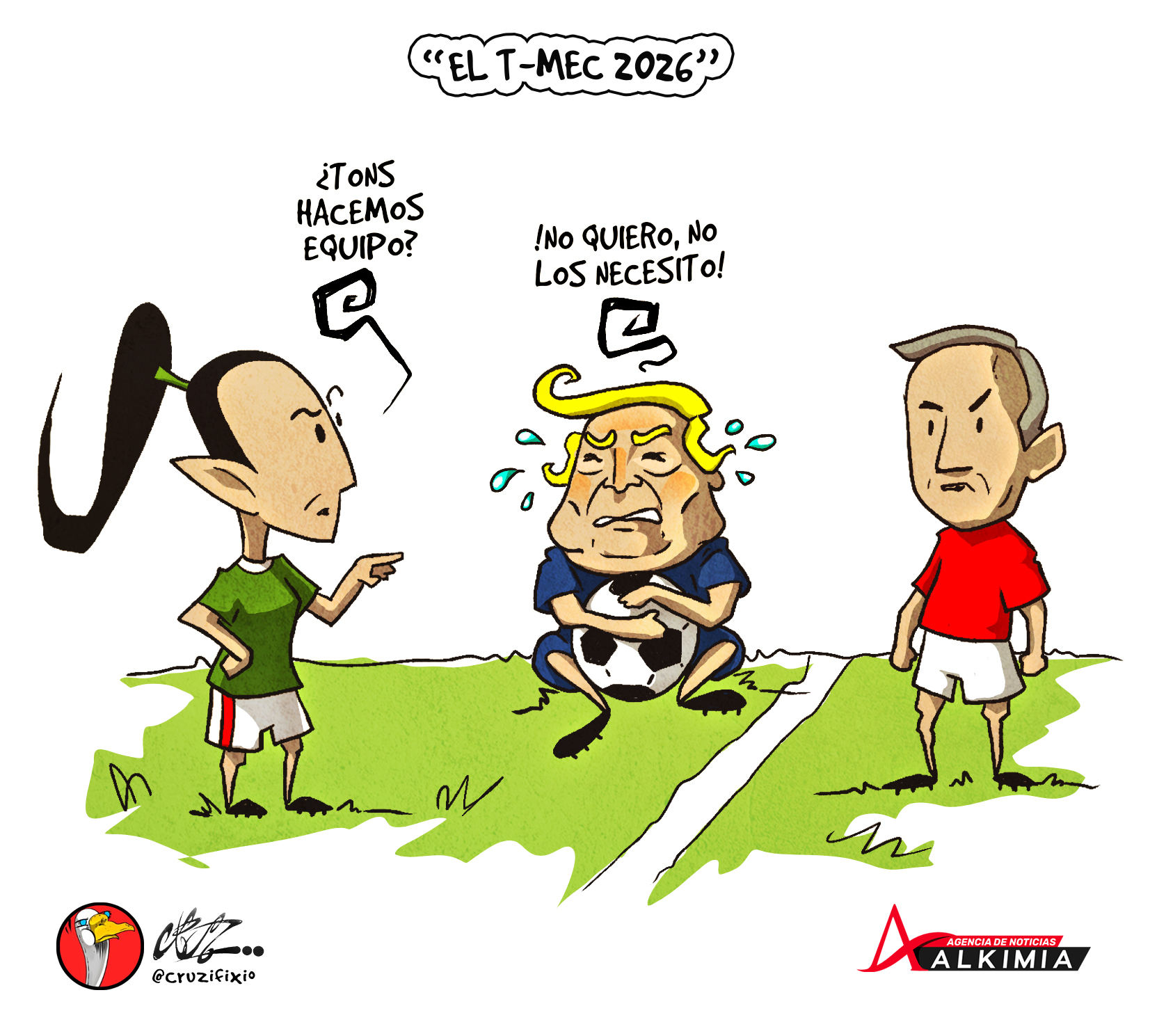 “Trump continúa con sus amenazas en pleno mundial México-EEUU-Canadá”
