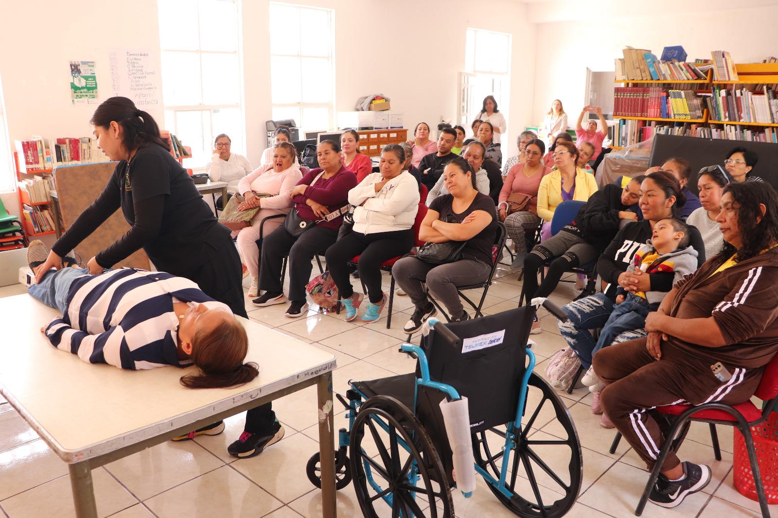 Capacitan a más de 120 cuidadores de personas con discapacidad
