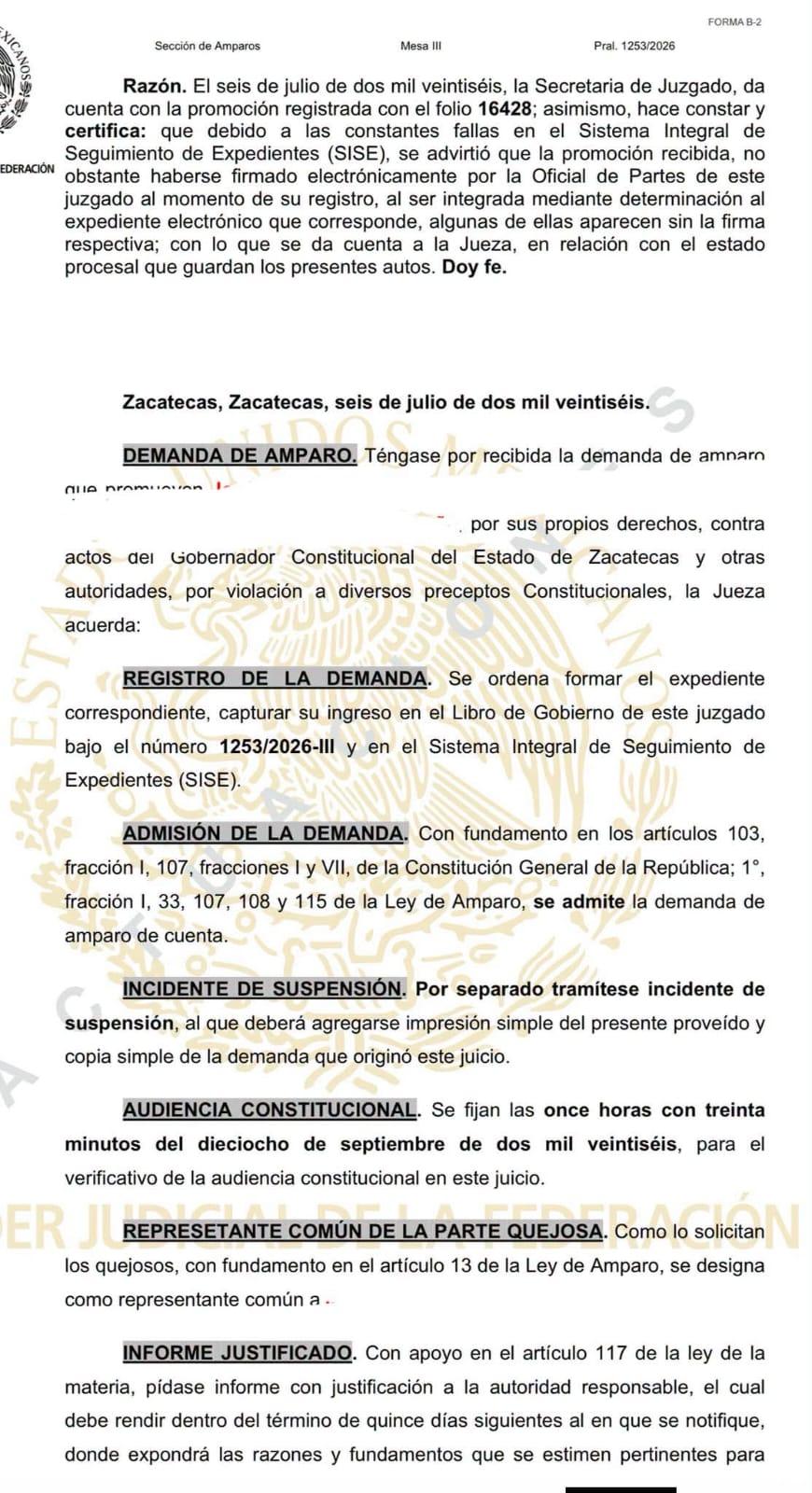 Admiten amparo contra actos relacionados con el proyecto Platabús