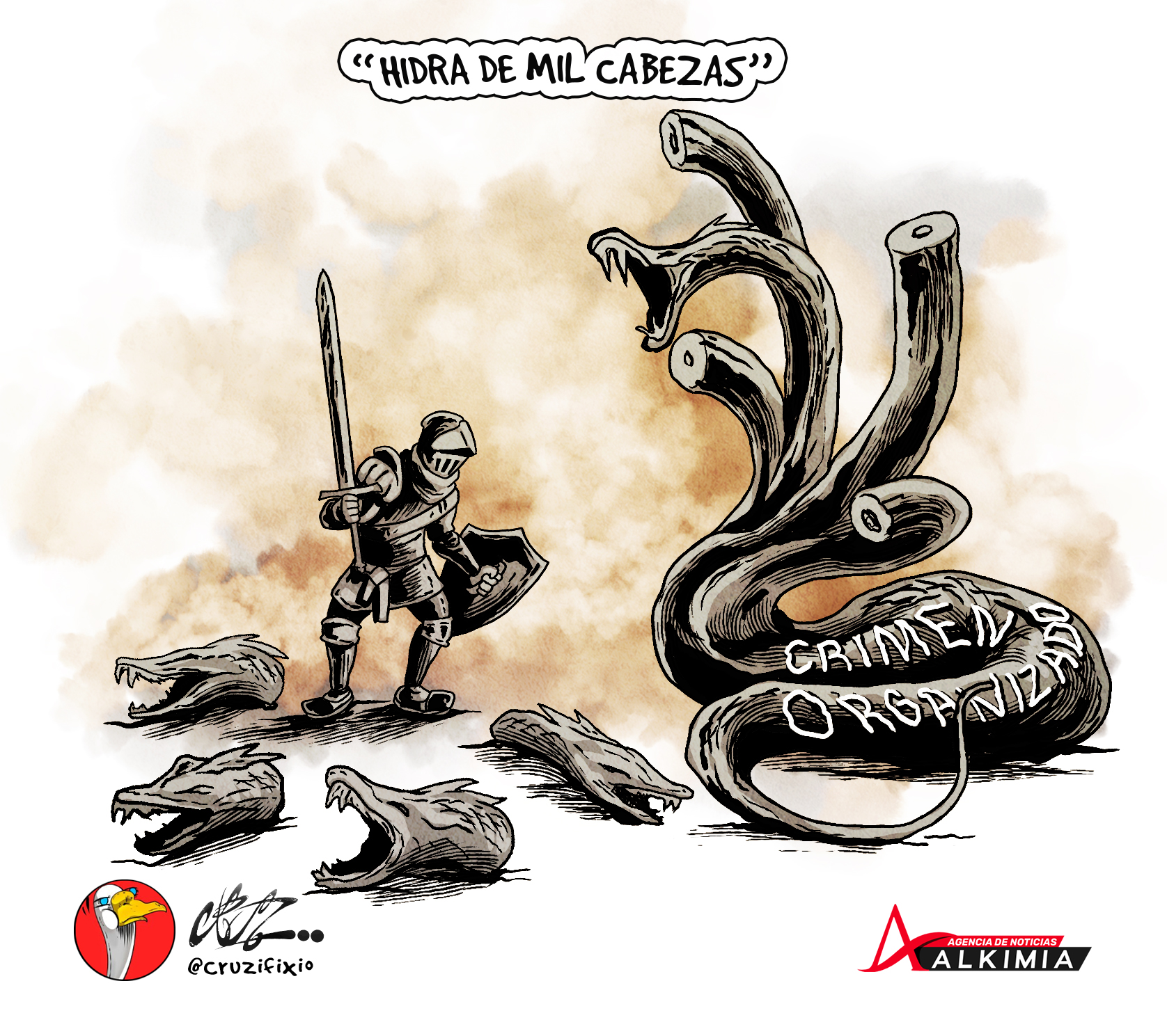 “La violencia criminal en México es un monstruo de mil cabezas.”