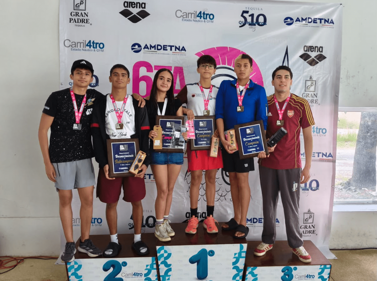 Obtiene Club de Natación Koi lugar 11 en la Copa ADMETNA