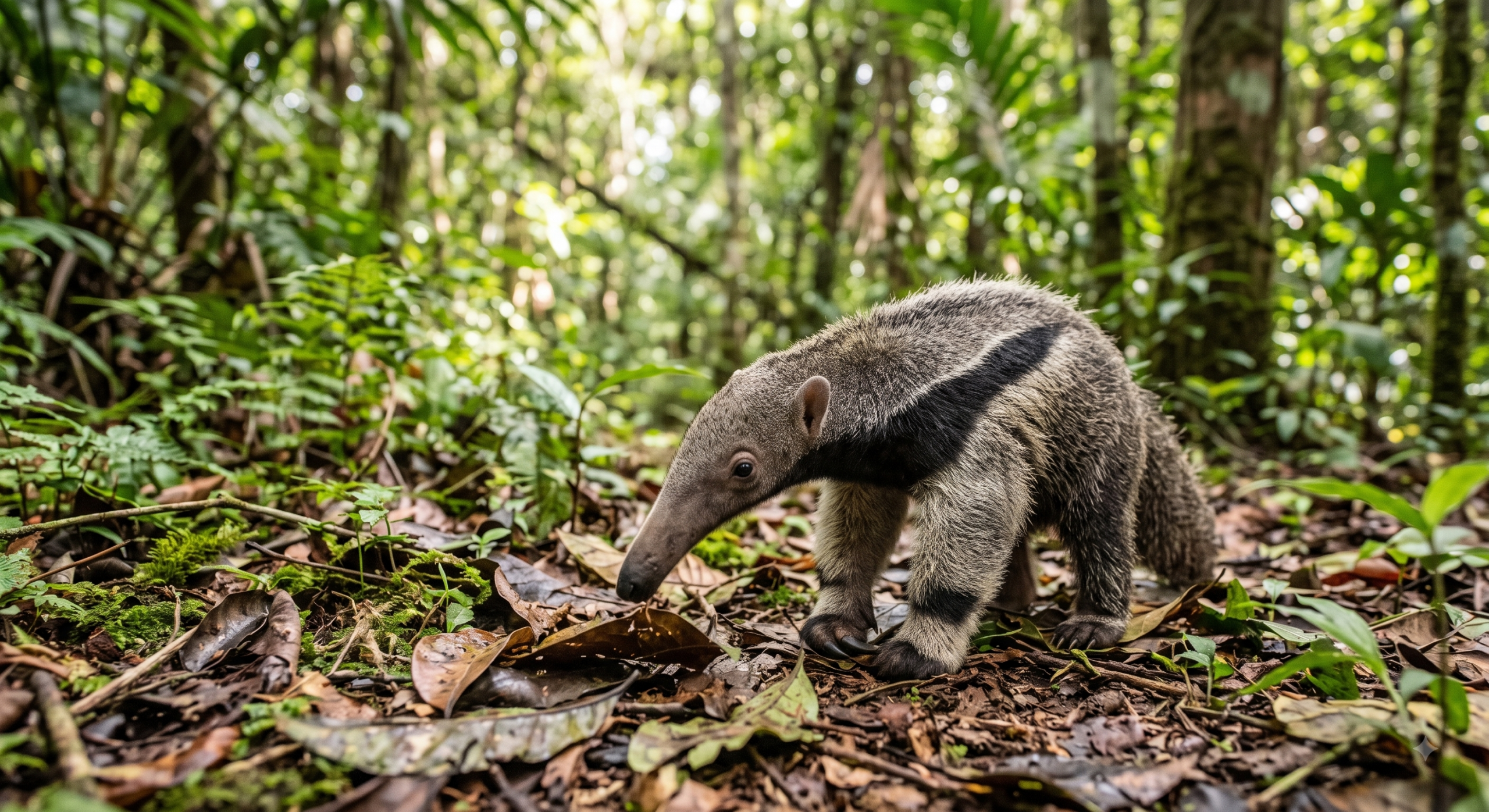 Rescatan a cría de oso hormiguero hallada sola en Oaxaca