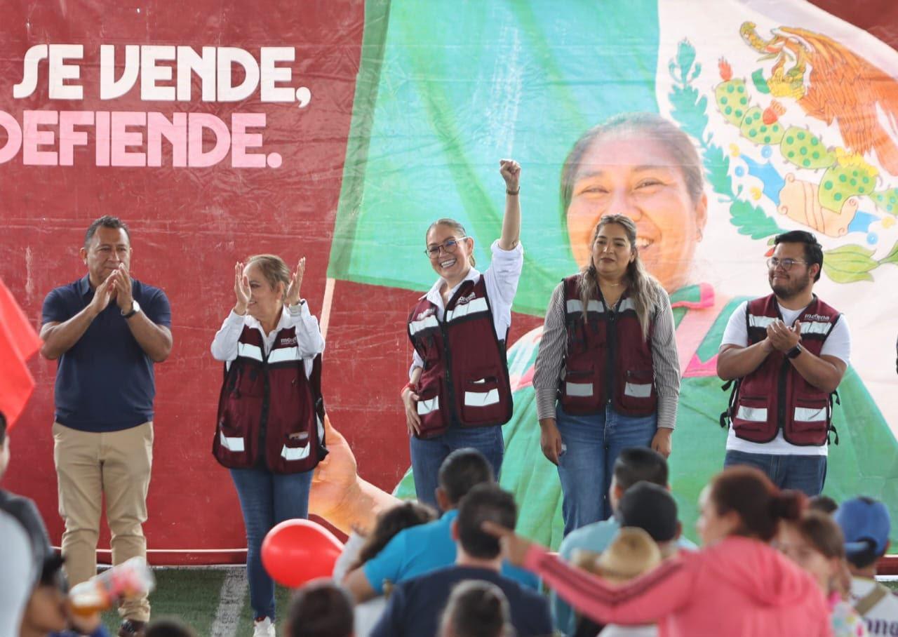 Reafirma Vero Díaz que ningún interés personal puede estar por encima del pueblo