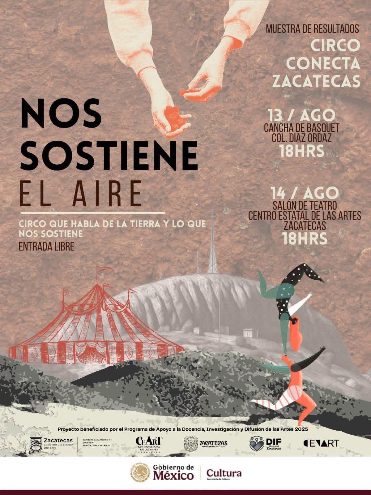 Llevará “Nos sostiene el aire” circo contemporáneo