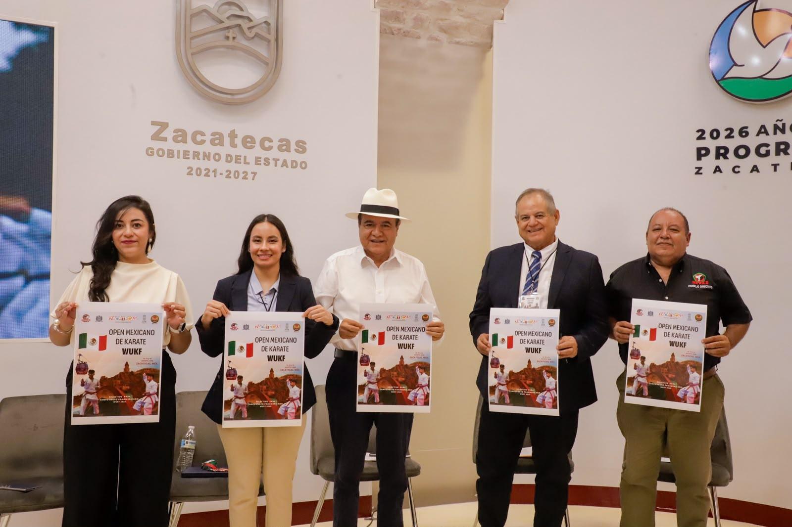 Reúne Zacatecas a 1 mil 200 karatecas en Open Mexicano