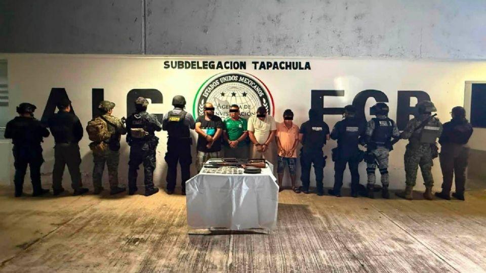 Caen cuatro presuntos integrantes de Los Mayitos en Chiapas